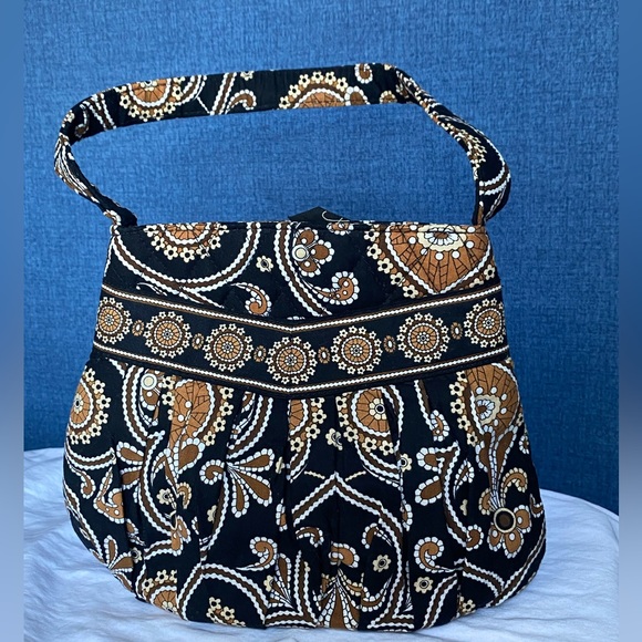 RETIRED Vera Bradley Caffe Latte Hobo Bag - Picture 1 of 2